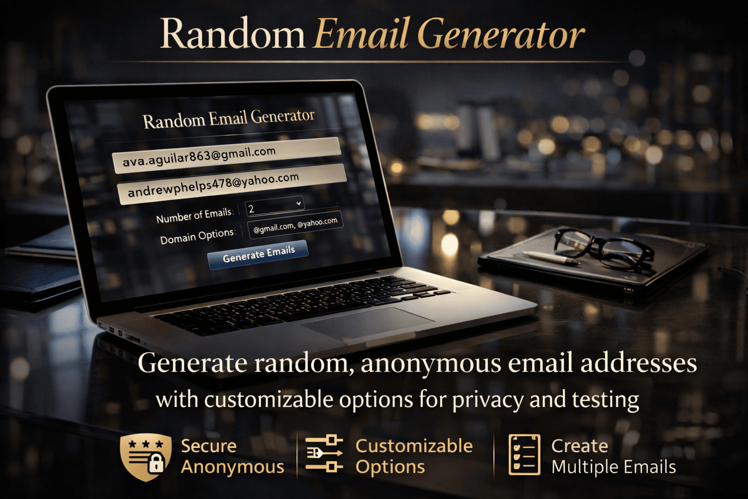 Random Email Generator | Create Fake Emails Fast for free